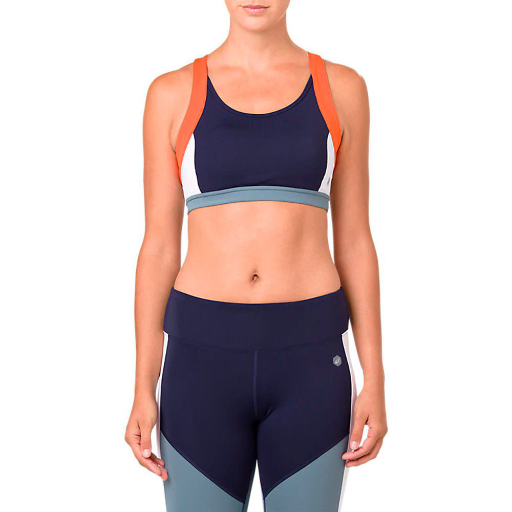 Bra sportive Asics COLOR BLOCK BRA 2 / Femei / S / Albastru photo 4