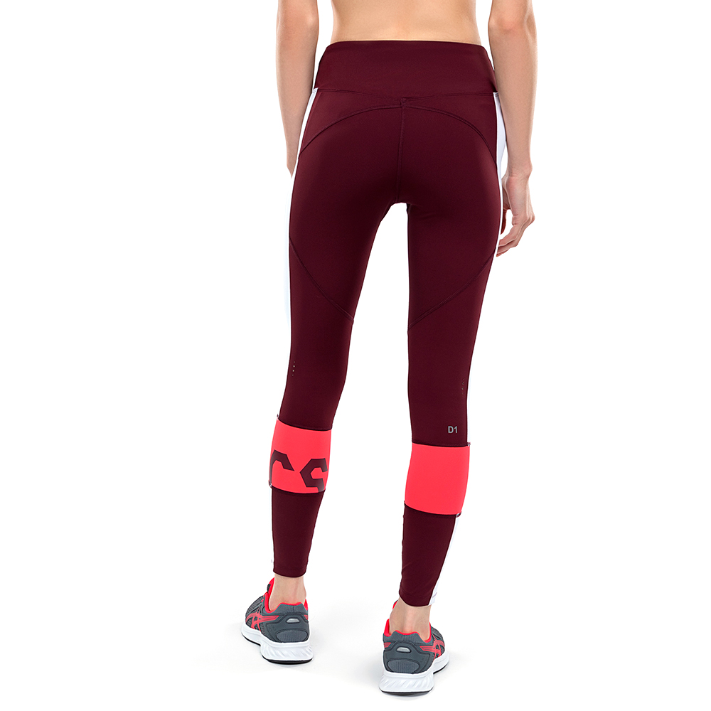 Легинсы Asics COLOR BLOCK CROPPED  TIGHT 2 / Женский / L / Бордовый photo 5