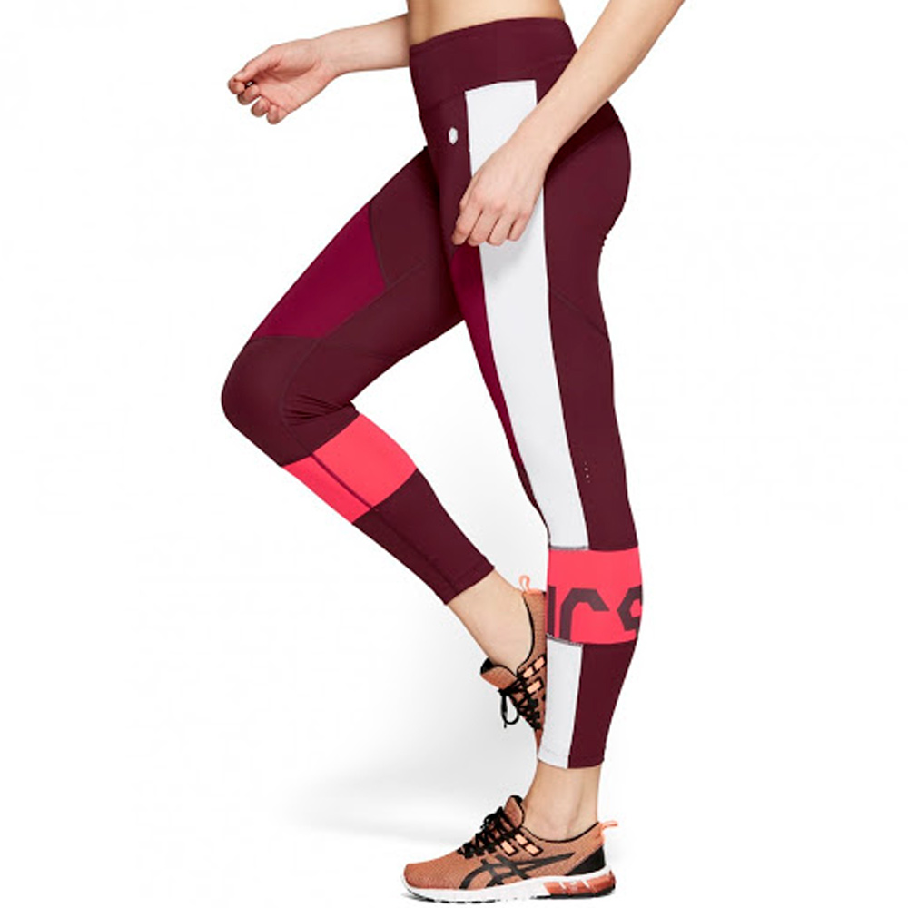Легинсы Asics COLOR BLOCK CROPPED  TIGHT 2 / Женский / L / Бордовый photo 8