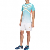Tricou Asics TENNIS M GPX TEE TECHNO CYAN thumbnav 3