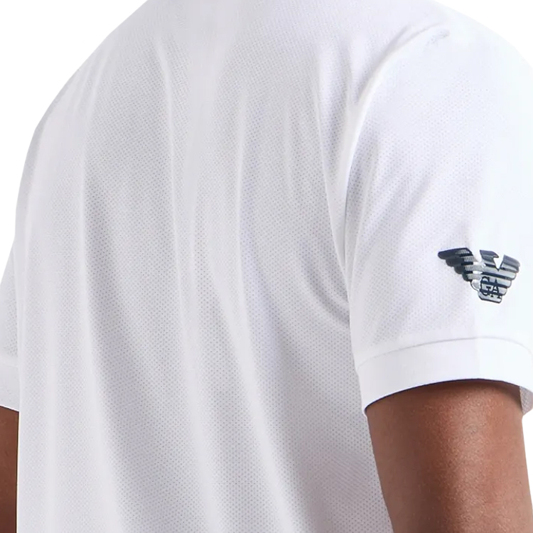  Polo pt bărbați EA7 EMPORIO ARMANI POLO S Alb  photo 4