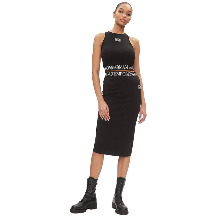 Юбка EA7 EMPORIO ARMANI SKIRT L Черный Женский photo 2