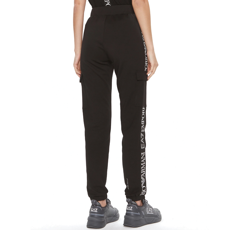 Брюки EA7 EMPORIO ARMANI PANTALONI L Черный Женский photo 4