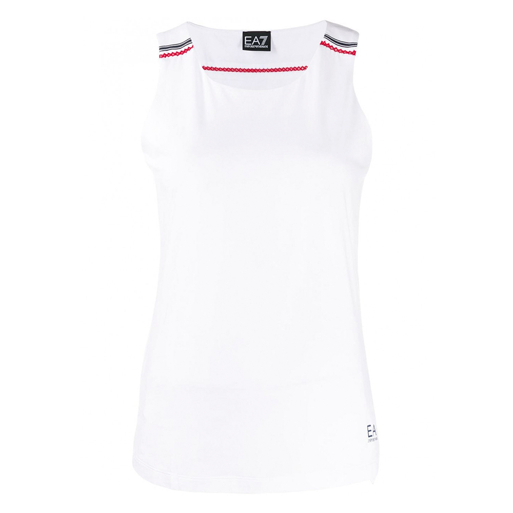 EA7 EMPORIO ARMANI JERSEY TANK L Белый Женский photo 1