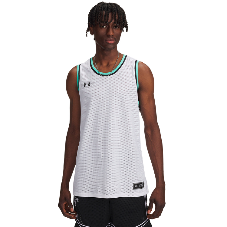 Майка для мужчин Under Armour Zone Pro Mesh Tank Graphic L Белый photo 1