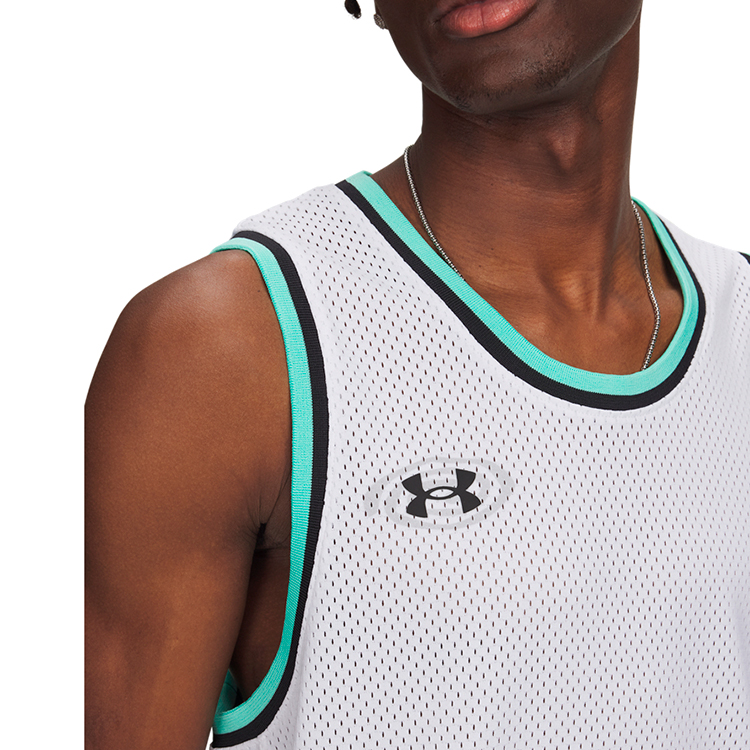 Майка для мужчин Under Armour Zone Pro Mesh Tank Graphic L Белый photo 2