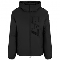 Scurta EA7 EMPORIO ARMANI TECHNICAL FABRIC PADDED JACKET WITH HOOD thumbnav 1