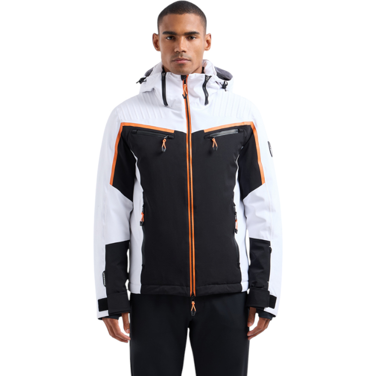 Geacă pt Barbati EA7 EMPORIO ARMANI TECHNICAL SKI JACKET IN PROTECTUM7 M Negru-alb photo 3