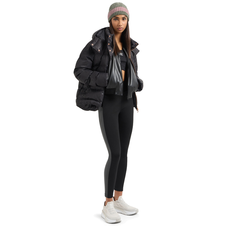 Scurta EA7 EMPORIO ARMANI BOMBER JACKET WITH HOOD XXS Negru Femei photo 2