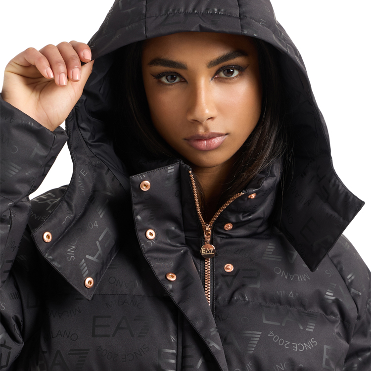 Scurta EA7 EMPORIO ARMANI BOMBER JACKET WITH HOOD XXS Negru Femei photo 5