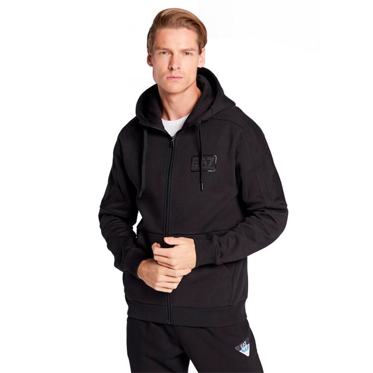 Hanorac pt bărbați EA7 EMPORIO ARMANI SWEATSHIRT S Negru photo 4