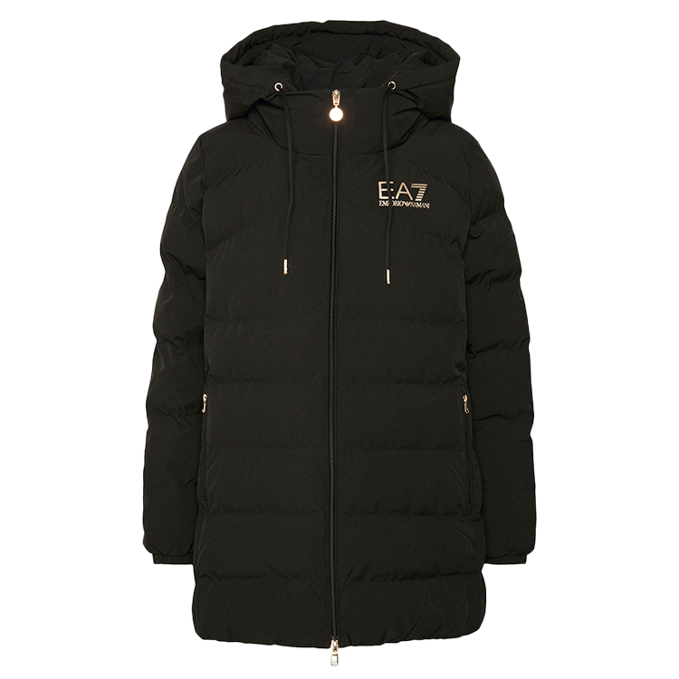 Куртка EA7 EMPORIO ARMANI CABAN COAT XS Черный Женский photo 1
