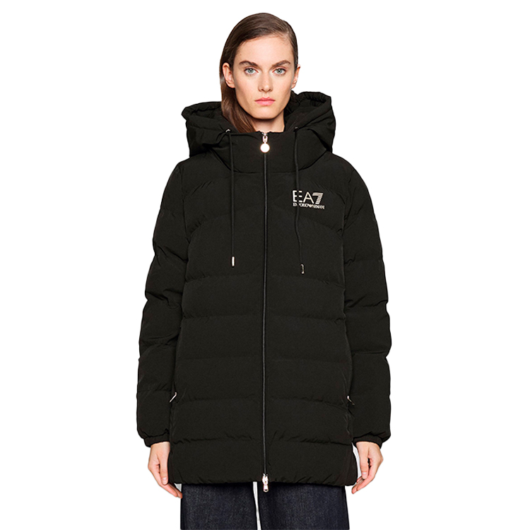 Куртка EA7 EMPORIO ARMANI CABAN COAT XS Черный Женский photo 2