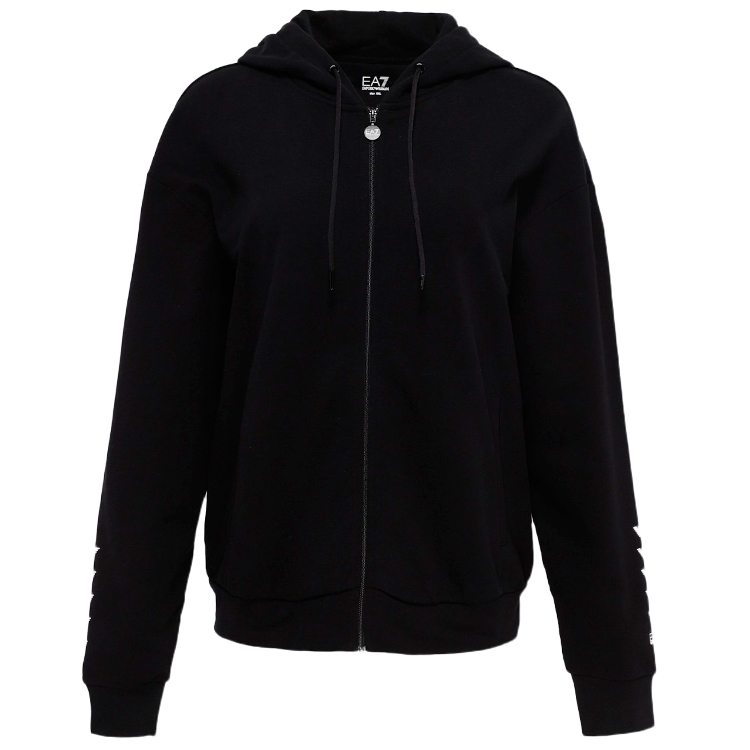 Hanorac EA7 EMPORIO ARMANI SWEATSHIRT XS Negru Femei photo 1