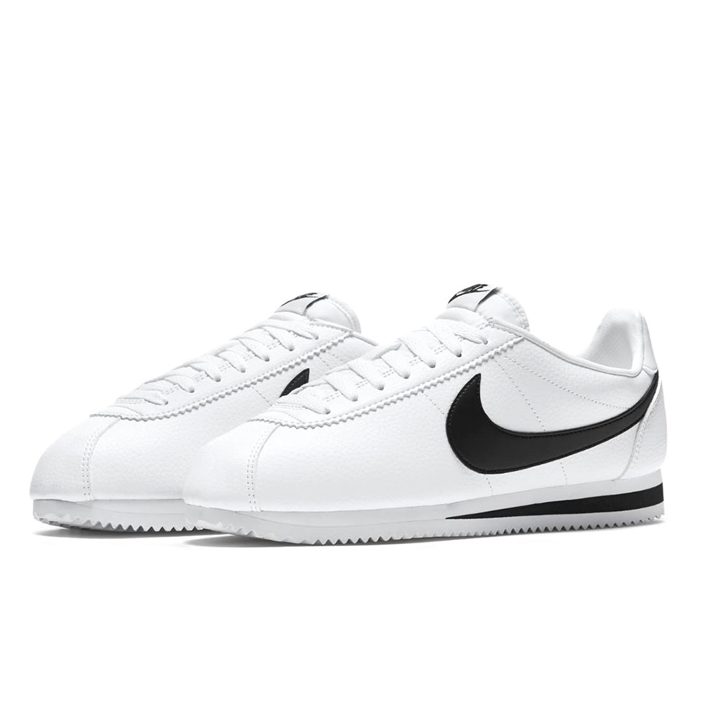 Кроссовки Nike CLASSIC CORTEZ LEATHER / Мужской / 40.5 / Белый/Черный photo 4