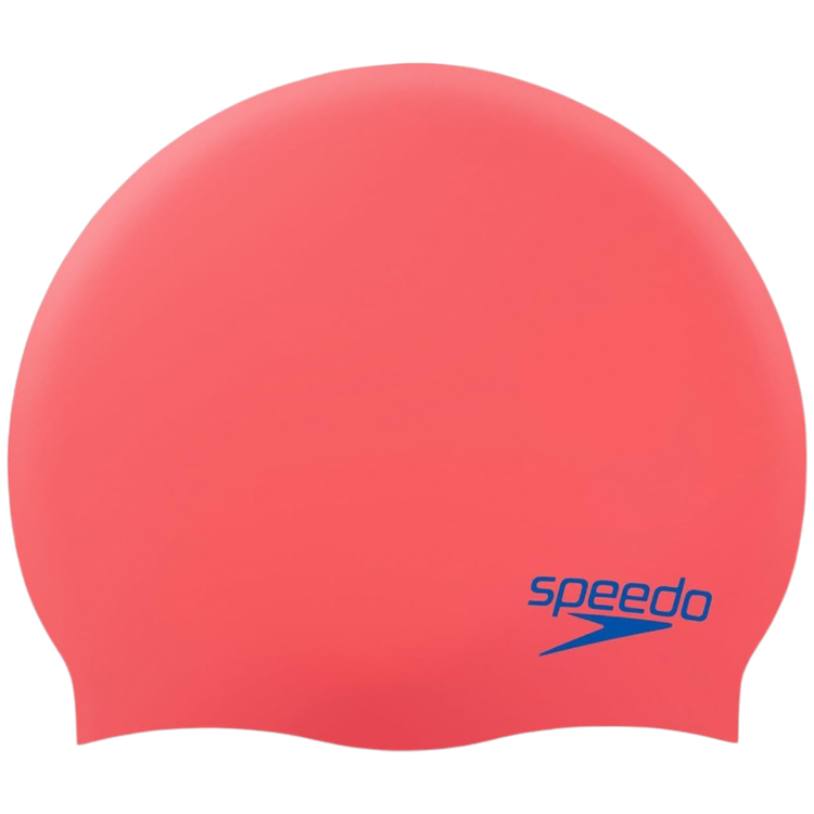 Casca de inot silicon Speedo PLAIN MOUD SILC CAP JU 8-70990H200 Rosu-albastru photo 1