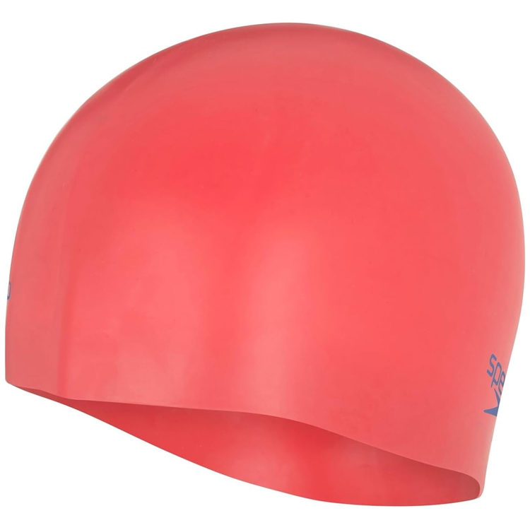 Casca de inot silicon Speedo PLAIN MOUD SILC CAP JU 8-70990H200 Rosu-albastru photo 2