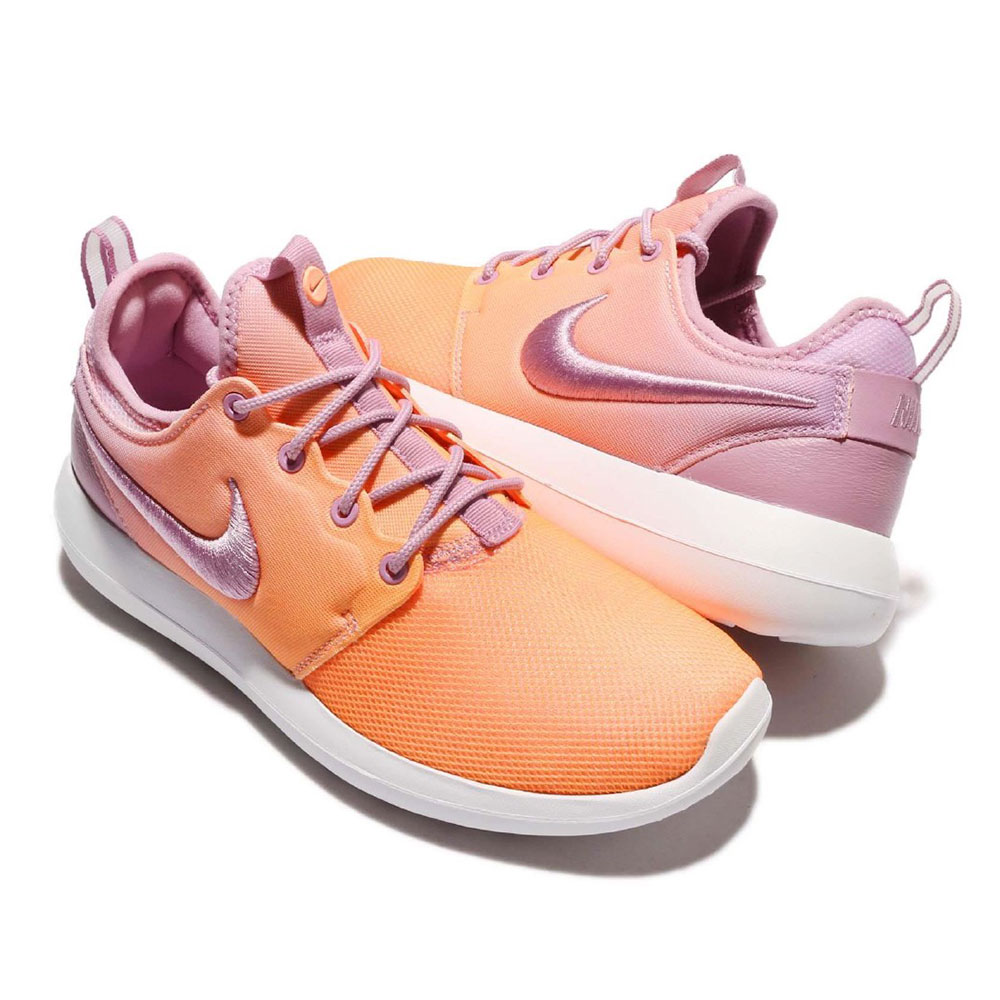 Кроссовки Nike W ROSHE TWO BR / Женский / 36 / Оранжевый/Фиолетовый photo 3