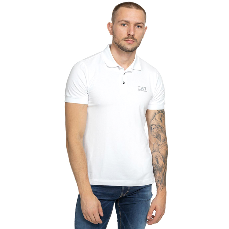 Мужские Поло EA7 EMPORIO ARMANI POLO M Белый photo 2
