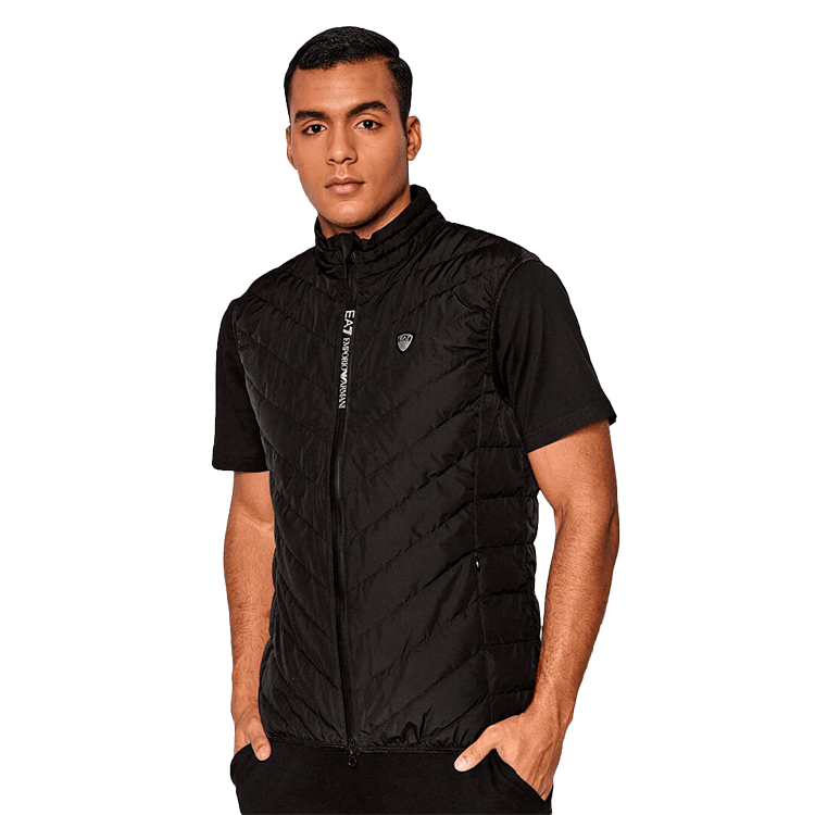Vestă pt bărbați EA7 EMPORIO ARMANI DOWN WAISTCOAT S Negru photo 4