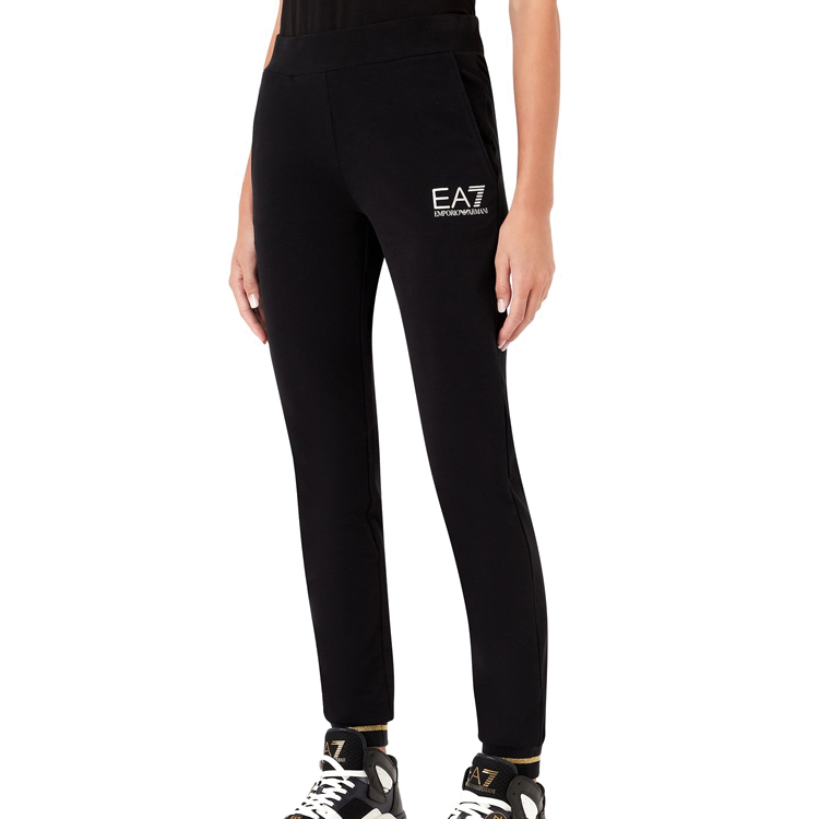 Брюки EA7 EMPORIO ARMANI PANTALONI M Черный Женский photo 4