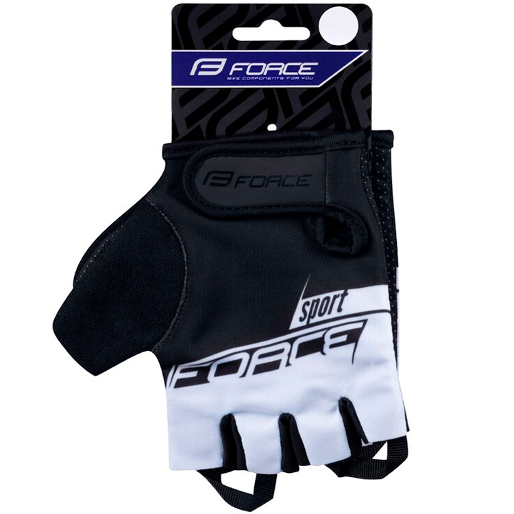 Перчатки велосипедные Force Sport Черный/Белый 9055600 photo 2