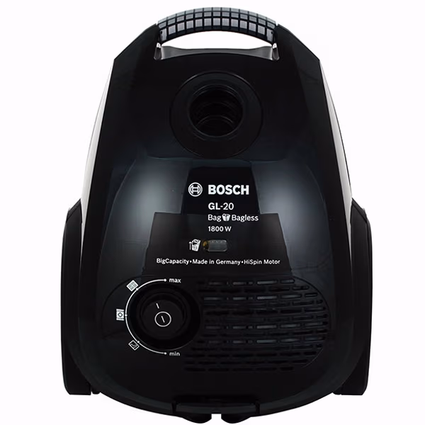 Aspirator cu sac si container Bosch BGN21800, 1400 W, 82 dB, Negru