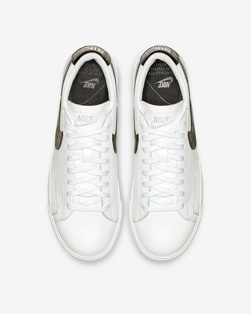 Кроссовки Nike W BLAZER LOW / Женский / 38.5 / Белый/Черный photo 3