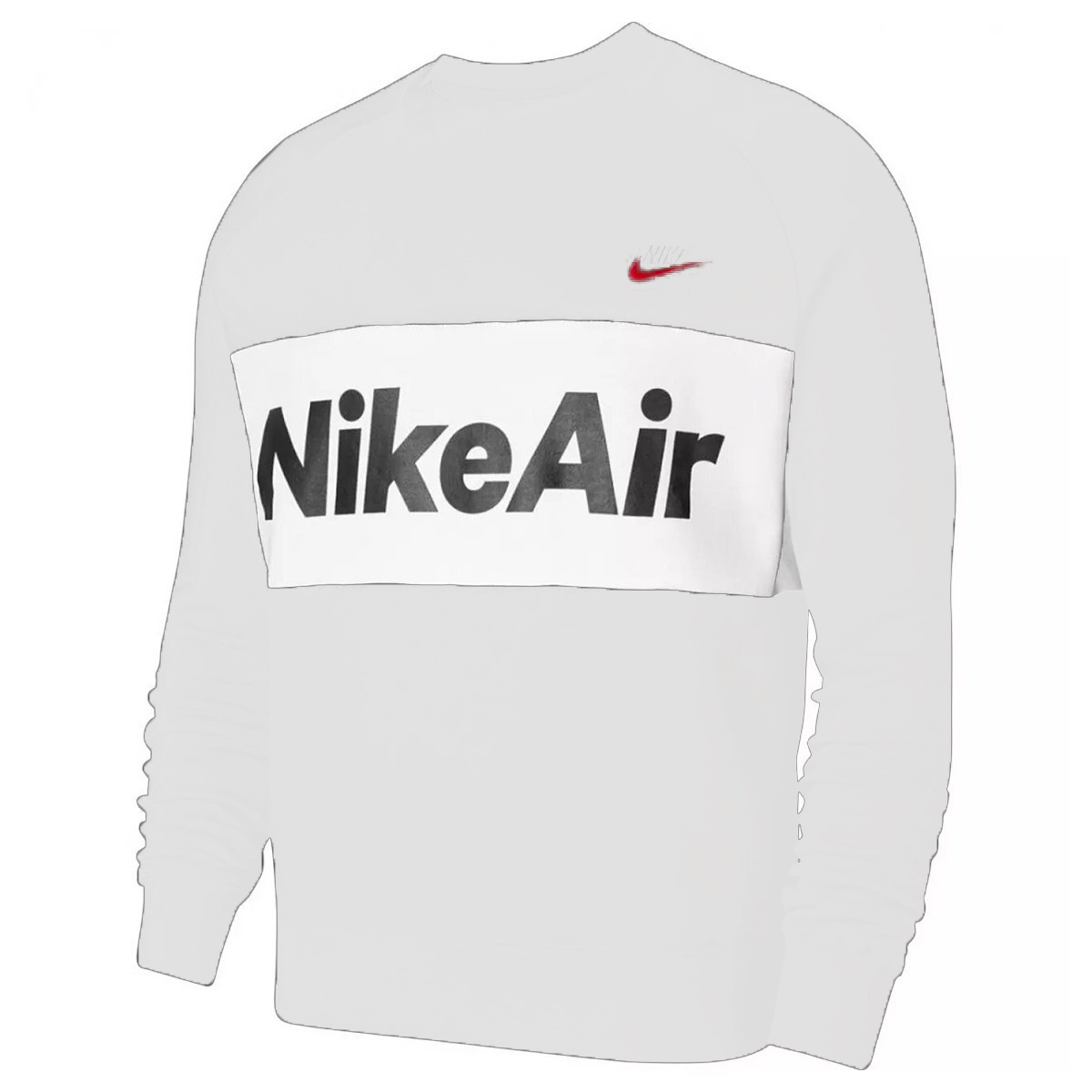 Hanorac pt bărbați Nike M NSW AIR CRW FLC M Alb photo 1