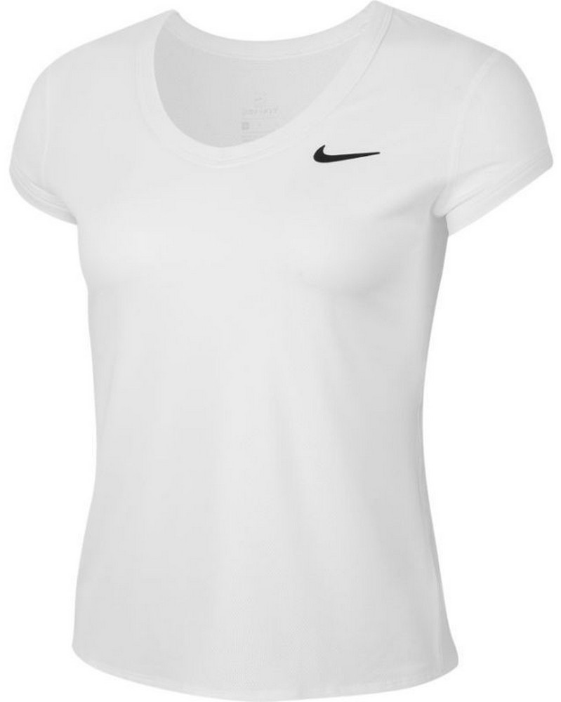 Tricou Nike W NKCT DRY TOP SS / Femei / L / Alb photo 1 Tricou Nike W NKCT DRY TOP SS / Femei / L / Alb photo 1