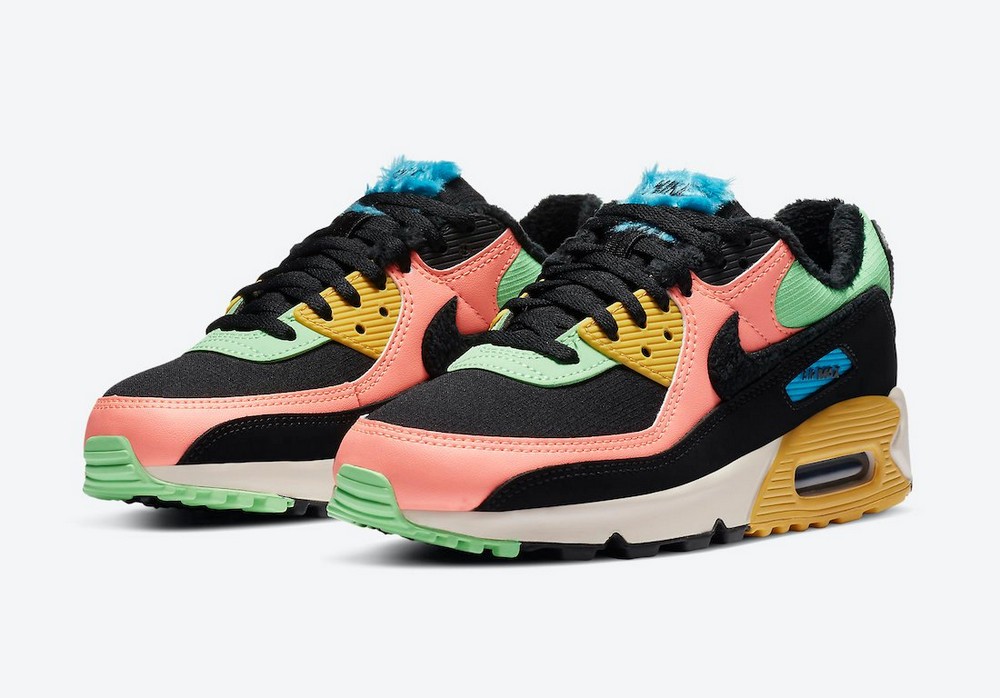 Кроссовки Nike W AIR MAX 90 PRM / Женский / 36.5 / Черный/Розовый photo 2