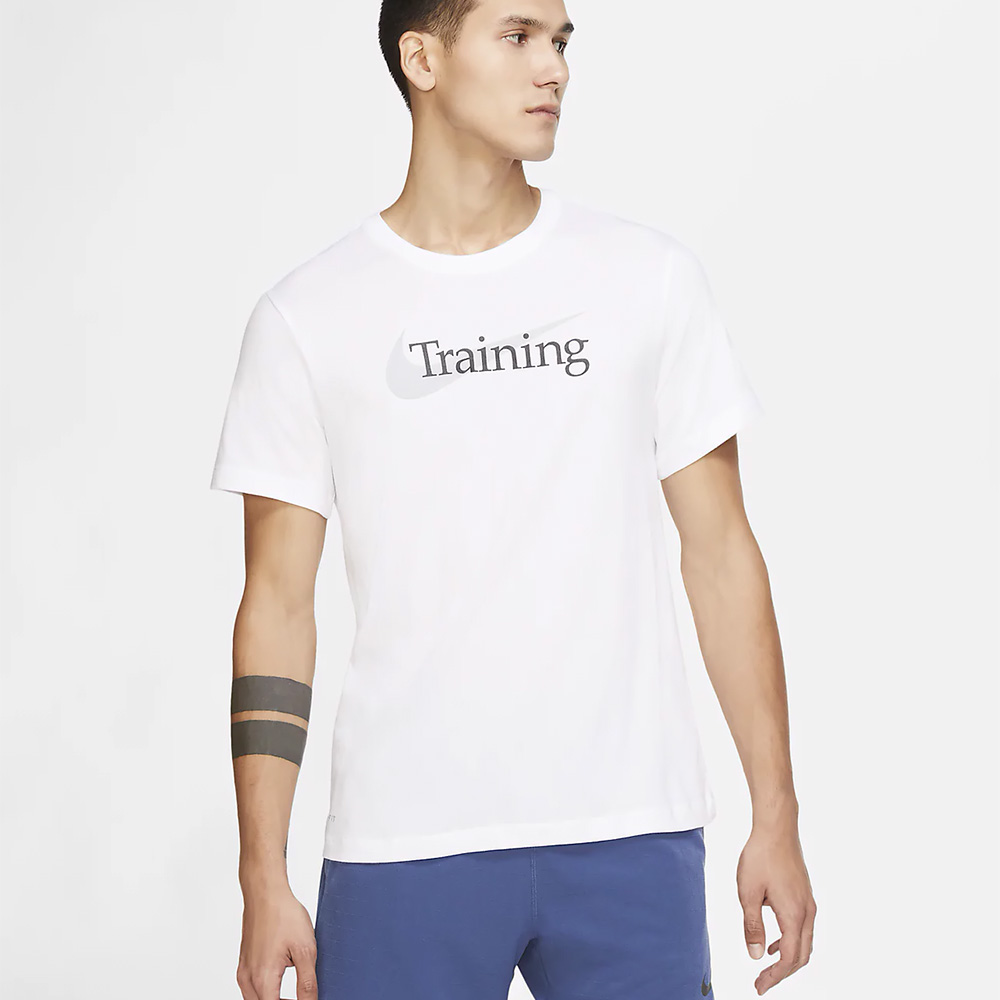 Футболка мужская Nike M NK DFC TEE SW TRAINING S Белый photo 2