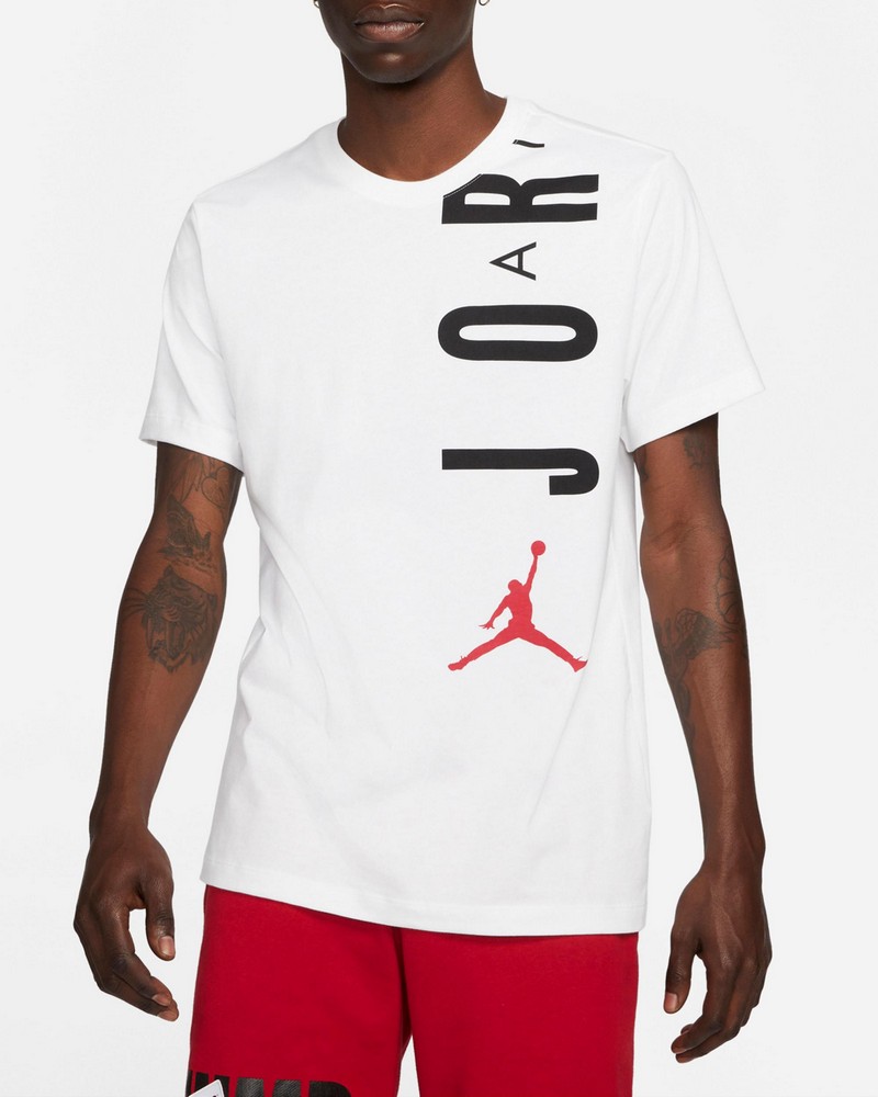 Футболка мужская Nike M J JDN AIR STRETCH SS CREW L Белый photo 2