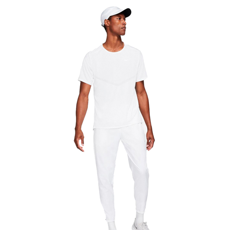 Tricou bărbătesc Nike M NK DF RISE 365 SS L Alb photo 2