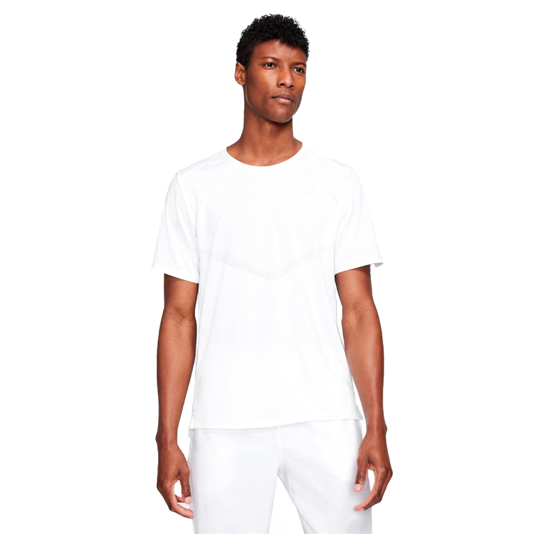 Tricou bărbătesc Nike M NK DF RISE 365 SS L Alb photo 3