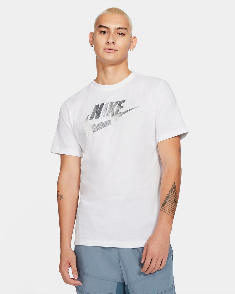Футболка мужская Nike M NSW TEE BRND MRK APLCTN 1 XS Белый photo 2