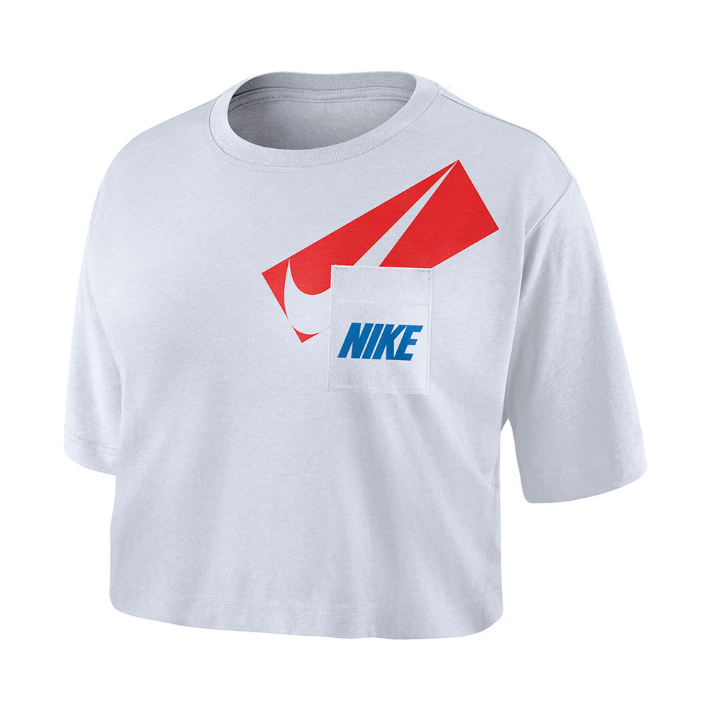 Tricou Nike W NK DRY GRX CROP TOP / Femei / L / Alb photo 1 Tricou Nike W NK DRY GRX CROP TOP / Femei / L / Alb photo 1