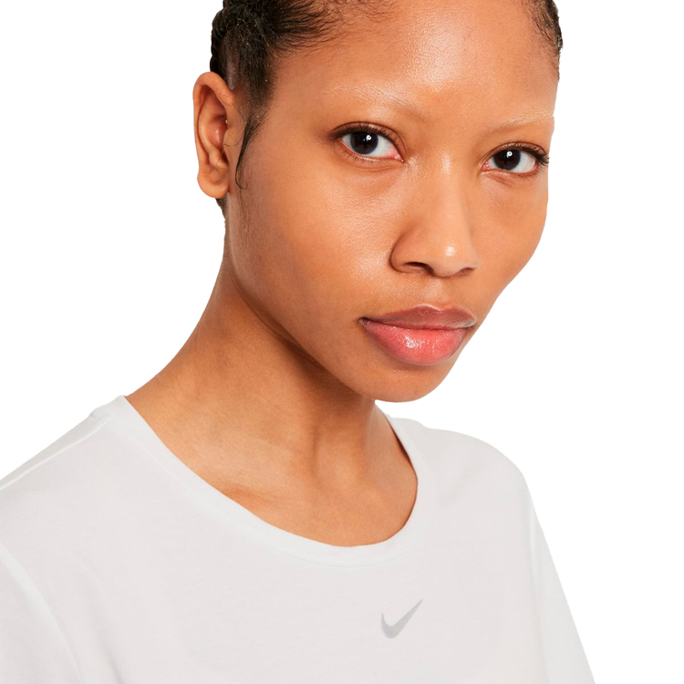 Tricou Nike W NK ONE LUXE DF SS STD TOP / Femei / L / Alb photo 4