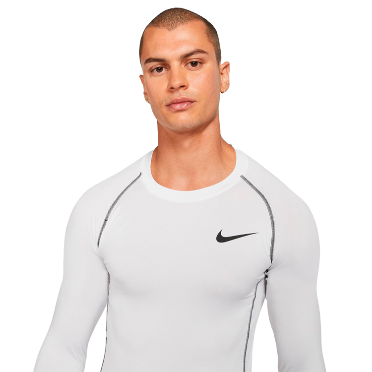 Hanorac pt bărbați Nike M NP DF TIGHT TOP LS L Alb photo 5