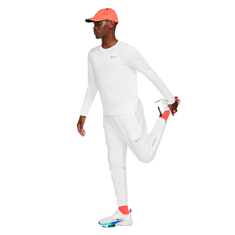 Hanorac pt bărbați Nike M NK DF UV MILER TOP LS M Alb photo 4