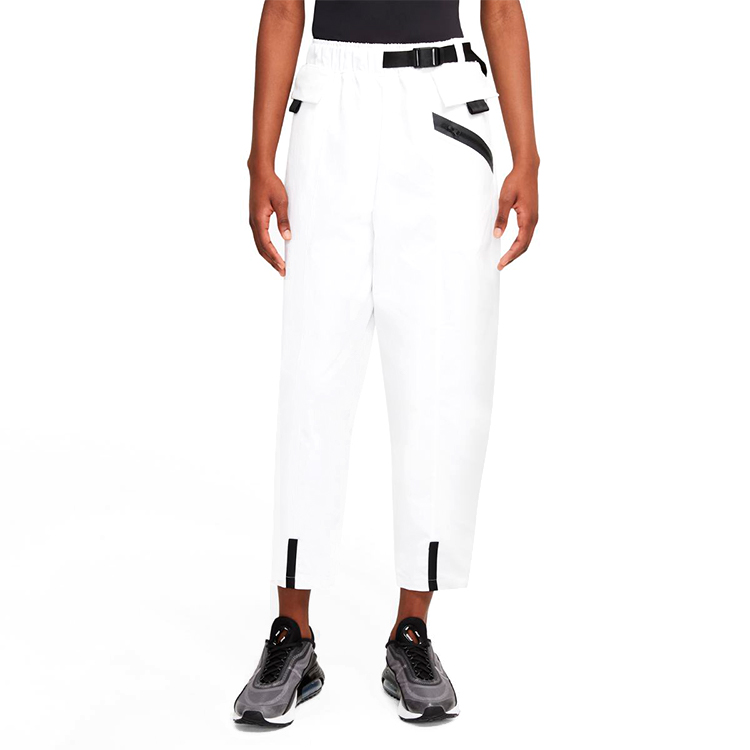 Pantaloni Nike W NSW DF TP HR WVN PNT L Alb Femei photo 2