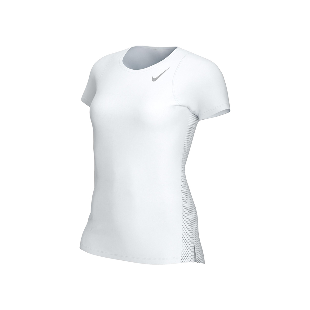 Tricou Nike W NK DF RACE TOP SS / Femei / L / Alb photo 1