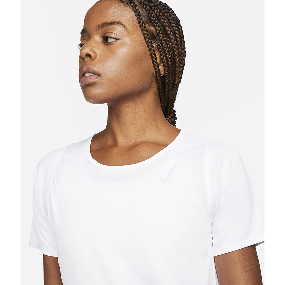 Tricou Nike W NK DF RACE TOP SS / Femei / L / Alb photo 3