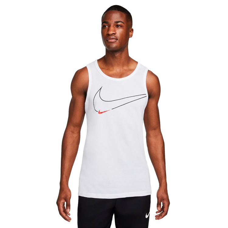 Maiou pt Barbati Nike M NK DF TANK 6/1 GFX M Alb photo 1 Maiou pt Barbati Nike M NK DF TANK 6/1 GFX M Alb photo 1