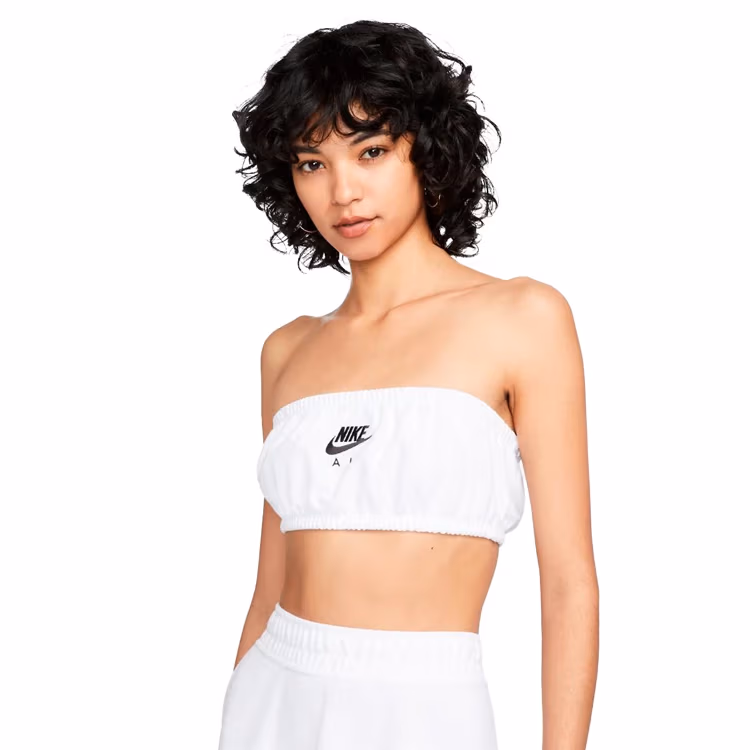 Спортивное бра Nike W NSW AIR PIQUE TOP BANDEAU