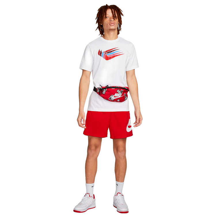Tricou bărbătesc Nike M NSW 12 MO SWOOSH TEE 2XL Alb photo 2