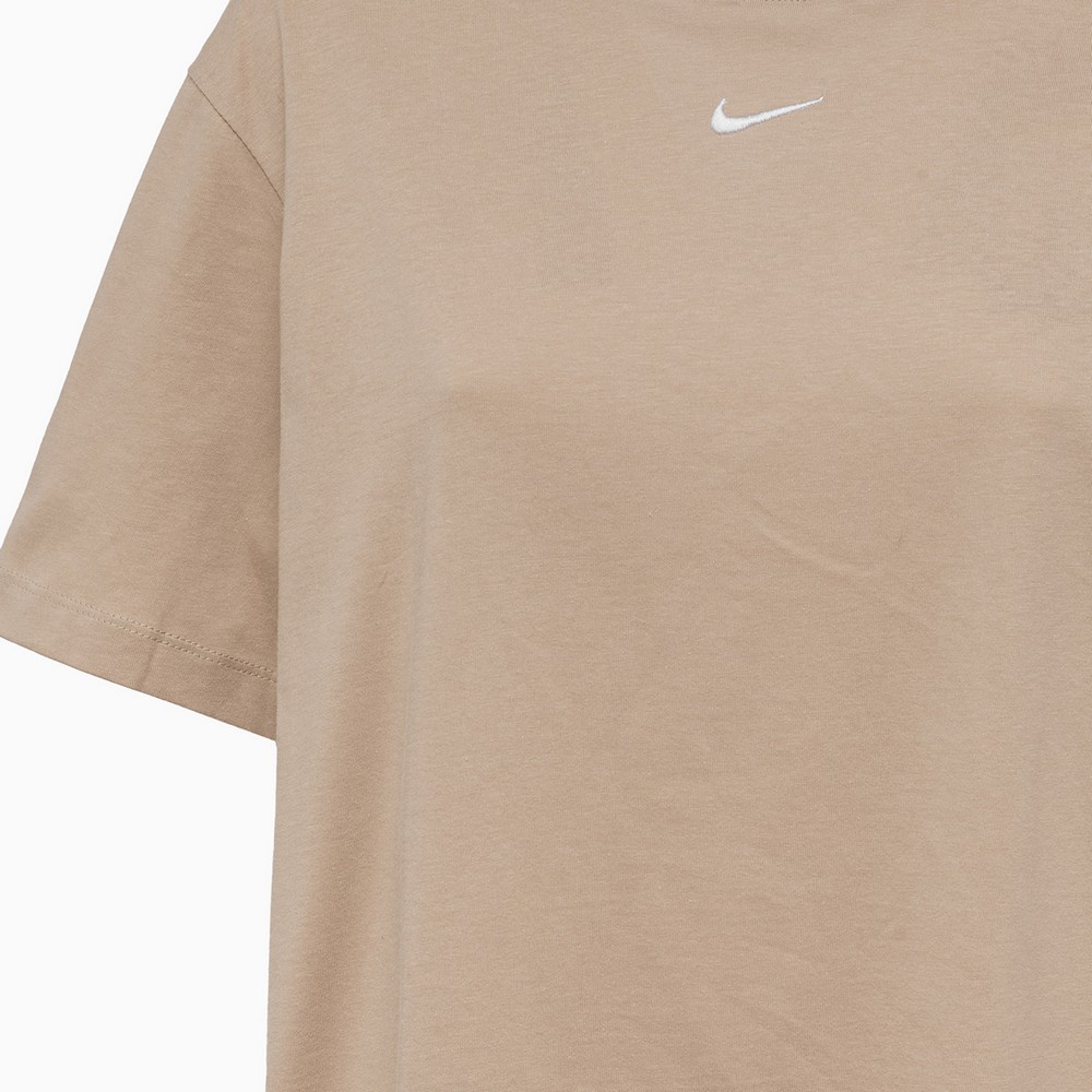 Tricou Nike W NSW ESSNTL TEE BF LBR L Bej Femei photo 4