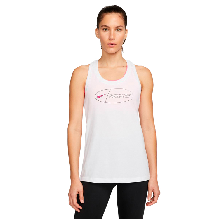 Майка Nike W NK DF TANK ICON CLASH / Женский / XS / Белый photo 2