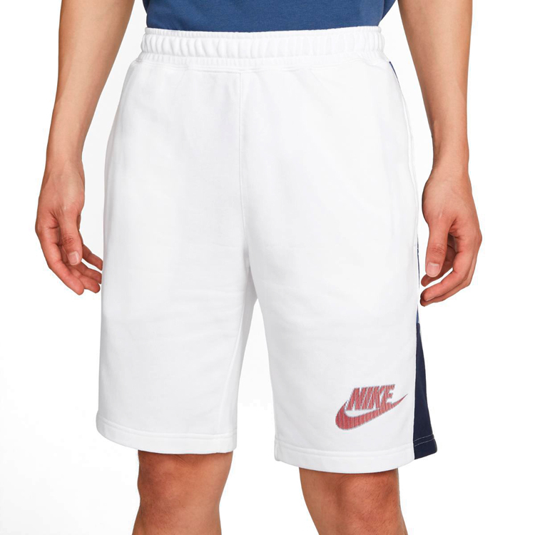 Sorti de bărbați Nike M NSW HYBRID FT SHORT L Alb photo 3