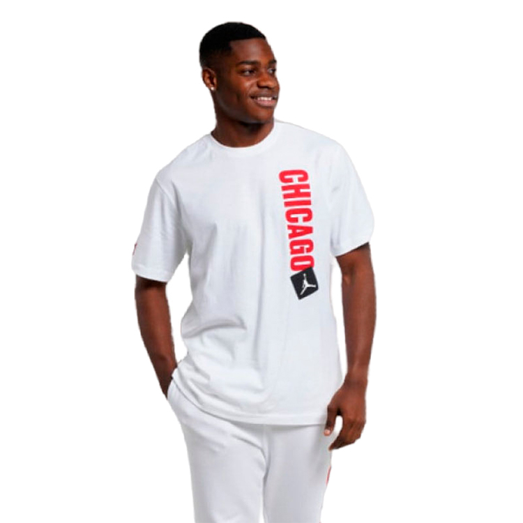 Tricou bărbătesc Nike CHI M NK ES STMT TEE S Alb photo 3